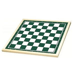 Tabuleiro Para Jogo Xadrez 50x50cm Madeira Brinquedo - 56410 Xalingo