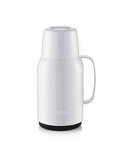 Garrafa Térmica Gostar 750ml Para Chá Café Água Quente Frio - Sanremo - Branco