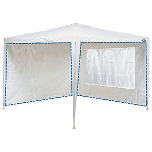 Conjunto 2 Parede Ráfia Branco 3 X 3 Metros Para Gazebo - Mor