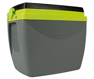 Caixa Térmica Cooler 6L Com Alça Porta Copos Bebidas Alimentos - Mor - Cinza