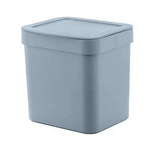 Lixeira Trium 4,7 Litros Cozinha Banheiro Lavabo Casa - LX 505 Ou - Azul Glacial