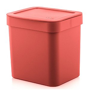 Lixeira Trium 4,7 Litros Cozinha Banheiro Lavabo Casa - LX 505 Ou - Vermelho