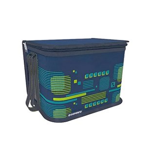 Bolsa Térmica Cooler 6 Litros Pop Com Alça Bebidas e Alimentos - Soprano - Azul