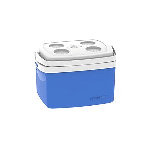 Caixa Térmica Cooler Tropical 12 Litros Bebidas e Alimentos- Soprano - Azul