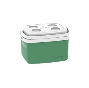 Caixa Térmica Cooler Tropical 12 Litros Bebidas e Alimentos- Soprano - Verde