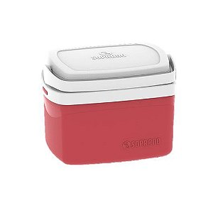 Caixa Térmica Cooler Tropical 5 Litros Bebidas e Alimentos - Soprano - Vermelho