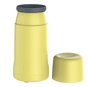 Garrafa Térmica Pequena Onix 250 ml Mini Água Chá Café - Soprano - Amarelo