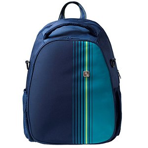 Mochila Eva 3 em 1 Térmica P/ Notebook Materiais Escolares - Soprano - Azul