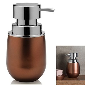 Suporte Porta Sabonete Liquido Dispenser Banheiro Pia Belly Vintage - PSB 825 Ou - Cobre