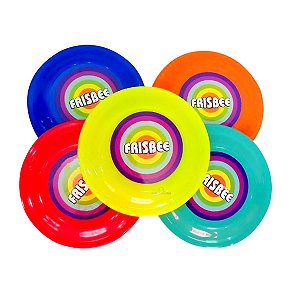 Disco de Frisbee Arremesso Voa Brinquedo Infantil Plástico Para Praia Camping - 111 DA ONDA