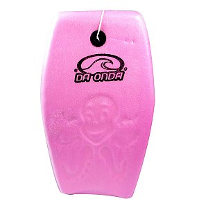 Prancha de Bodyboard 60cm Pequeno Mar Surf Amador Infantil Brinquedo Para Praia - 117 Da Onda - Rosa