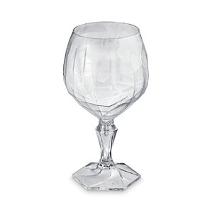 Taça Plástica Para Água Suco Chá Gin Festa 350ml Tango Transparente - UZ664 Uz