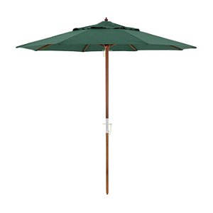 Ombrelone Madeira 3m Poliéster Sombreiro Treviso Jardim Piscina Verde - 303803 Belfix