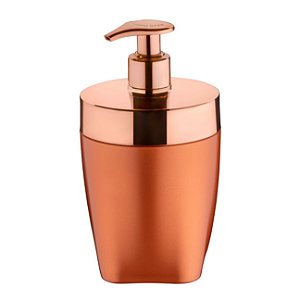 Dispenser Porta Sabonete Líquido 400ml Saboneteira Pia Banheiro Rose Gold - 2702RG Future