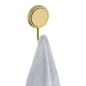 Gancho Multiuso Para Toalha Objetos Banheiro Adesivo Dupla Face Dourado - 145DO Future