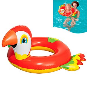 Boia Inflável Infantil Animais Circular Com Abertura Para Piscina Verão - 96700 Belfix