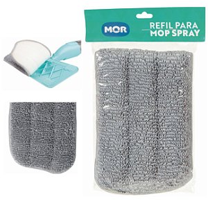 Refil Para Mop Spray Esfregão Microfibra Limpeza De Casa Chão - 008278 Mor