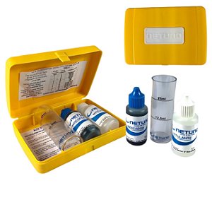 Kit 2 Estojo Para Avaliação Teste De Alcalinidade Para Água Piscinas - Netuno