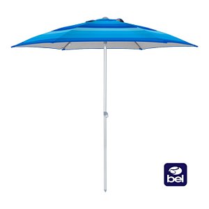 Guarda Sol Premium 2,40m Alumínio Reforçado Milagres Azul - 12728 Belfix
