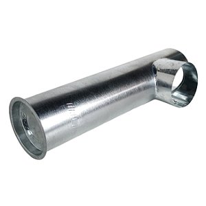 Joelho Para Chaminé Galvanizado Para Fogão A Lenha 115mm - 318 Hedlund