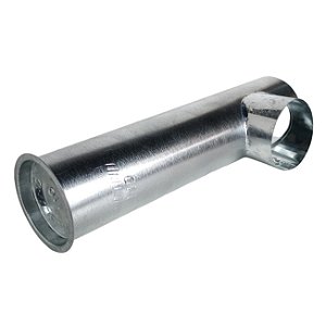 Joelho Para Chaminé Galvanizado Para Fogão A Lenha 110mm - 317 Hedlund