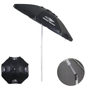Guarda Sol Bagum 2m Alumínio Articulado Preto Mormaii - 10767 Belfix