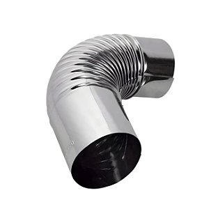 Curva Chaminé Inox Ø 115mm Cano Joelho 90º Fogão Lenha N°2 - Hedlund