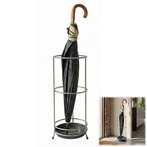 Suporte Porta Guarda Chuva Para Empresa Escritório Aramado Niquel - 85/21 Azzo