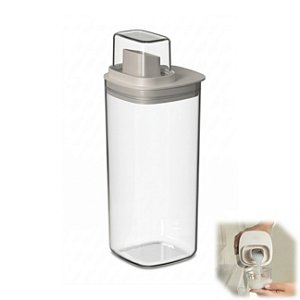 Dispenser Sabão Líquido Dosador 1,5 Litros Flow Lavanderia Bege - DFW400BGF Ou