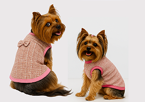 T SHIRT PET REGATINHA OUTONO MALHA TWEED