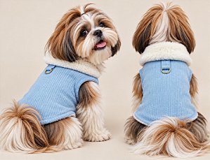 Capinha Pet Antonella Veludo Gaby Moda Pet