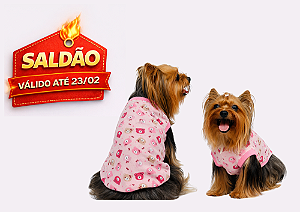 T SHIRT PET REGATINHA VERÃO URSINHA GABY MODA PET SALDÃO