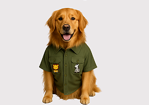 FANTASIA PET CAMISA SAFARI VERDE GABY MODA PET
