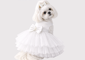 Vestido Pet Personalizada Daminha Boutique Noiva Gaby Moda Pet