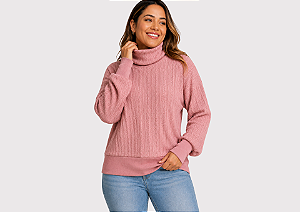 Coleção Tal Mãe Tal Pet | Blusa Feminina Tricô Rose Premium