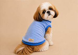 Roupa para Cachorro Flanelada Macho – Linha Básica Gaby Feulo
