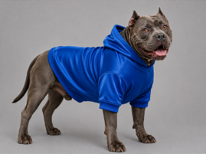 Moletom Pet Azul Royal para Cães Médios e Grandes – 100% Poliéster Flanelado, Alta Durabilidade