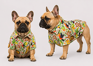 Camisa Pet Alfaiataria Florestinha Premium Gaby Moda Pet