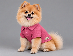 Roupa para Cachorro Polo Porte Pequeno Rosa– Blusa 100% Algodão Canelada