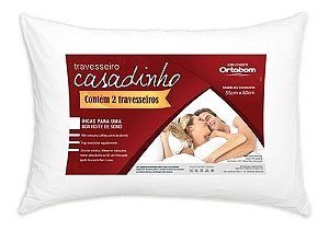 Travesseiro Casadinho Ortobom com 2 Unidades