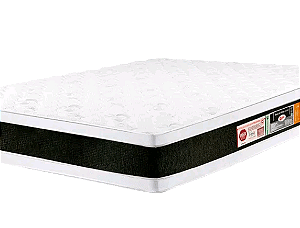 Colchão Castor Casal Black e White Air Double Face D45 138x188x27