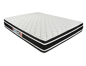 Colchão Castor Black & White Air D33 Double Face Queen 158x198x27