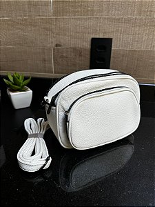 Elegant Oval Zip Bag BRANCA