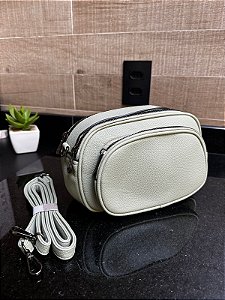 Elegant Oval Zip Bag VERDE