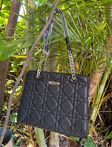 🖤 Bolsa Preta Classic Chain