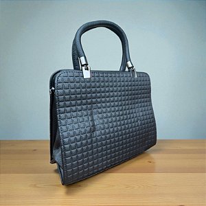 Bolsa Firenze Texturizada Preto