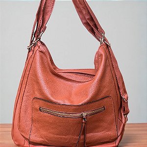 Bolsa Mochila Viena caramelo