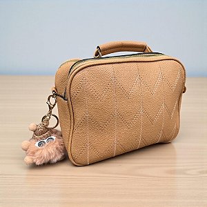 Bolsa Charmy Brown bege claro