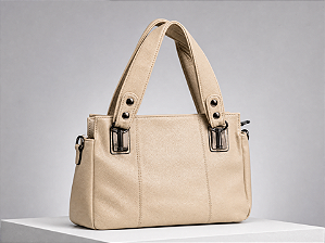 Bolsa Beige Timeless Classic – Coleção Heritage Luxe