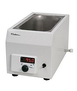 Banho de aquecimento retangular 6L  c/ isol. 900W temp 50 a 95°C 110/220V - FISATOM